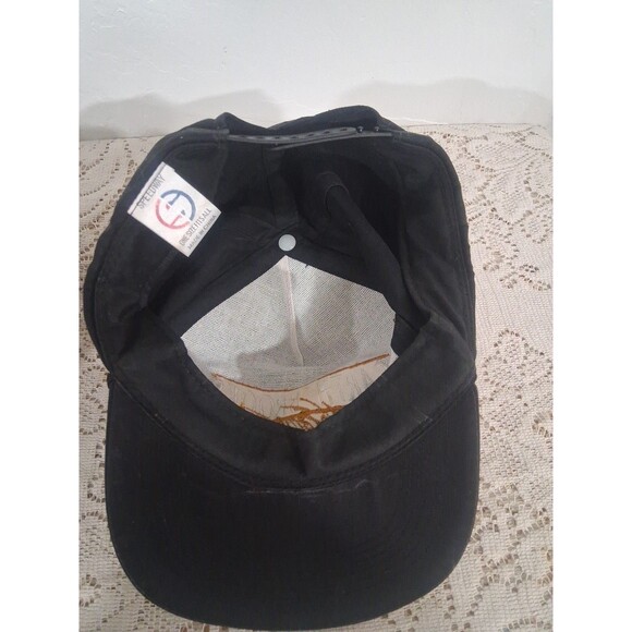 Vtg 90s Garth Brooks No Fences Snapback Rope Hat Cap Adult Black Trucker Country - Picture 7 of 9